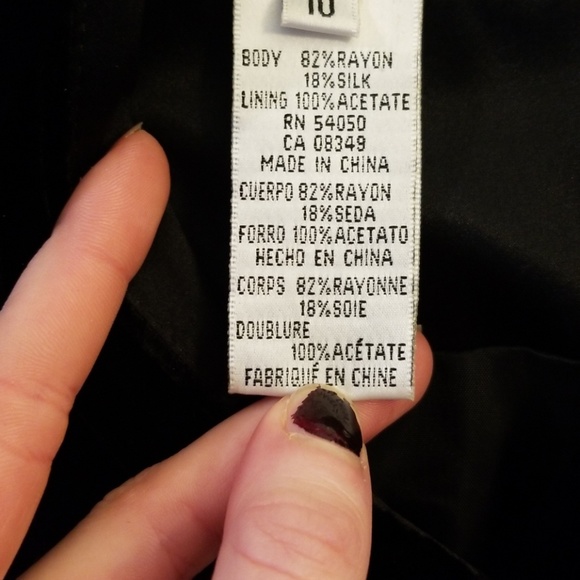 Vintage Black Evening Gown - Picture 7 of 8